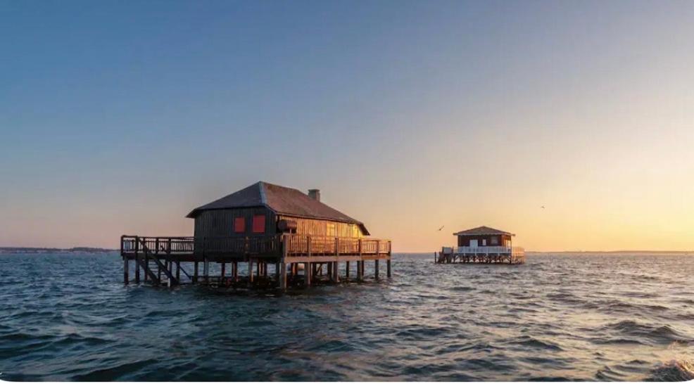 Le Chalet Du Bonheur Gujan-Mestras Luaran gambar